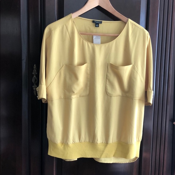 Ann Taylor yellow top - Picture 1 of 7